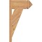 Ekena Millwork Traditional Arts & Crafts Smooth Outlooker, Western Red Cedar, 7 1/2"W x 16"D x 28"H OUT08X16X28TRA03SWR - alternate 2